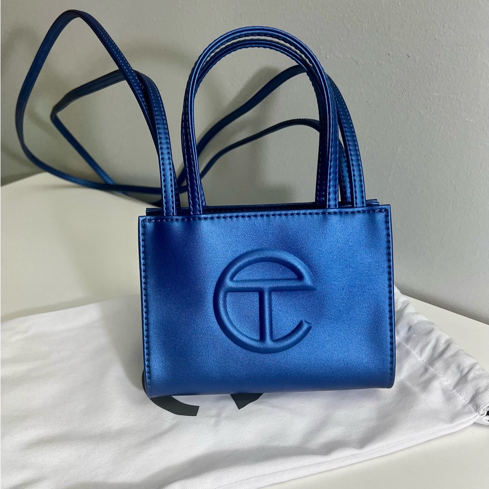 Telfar Small Cobalt Shopping Bag